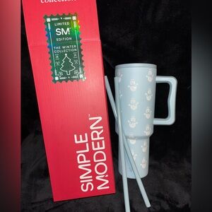 Snowman Simple Modern Winter Trek 40oz Tumbler HOLIDAY LIMITED EDITION